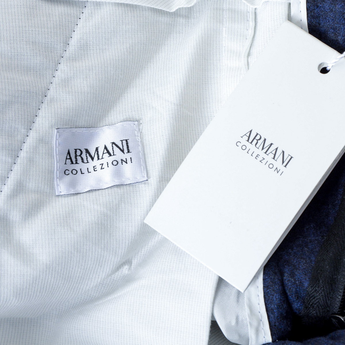 Pantaloni Armani Collezioni Uomo Blu