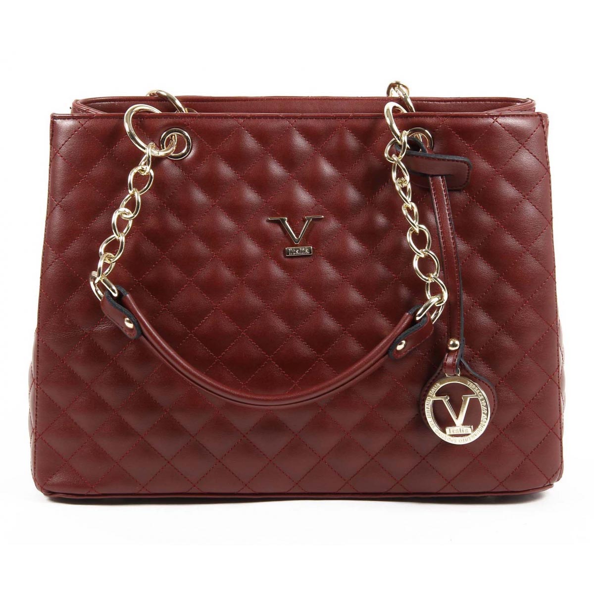 V 1969 Italia Borsa da donna VE03 CLARET RED