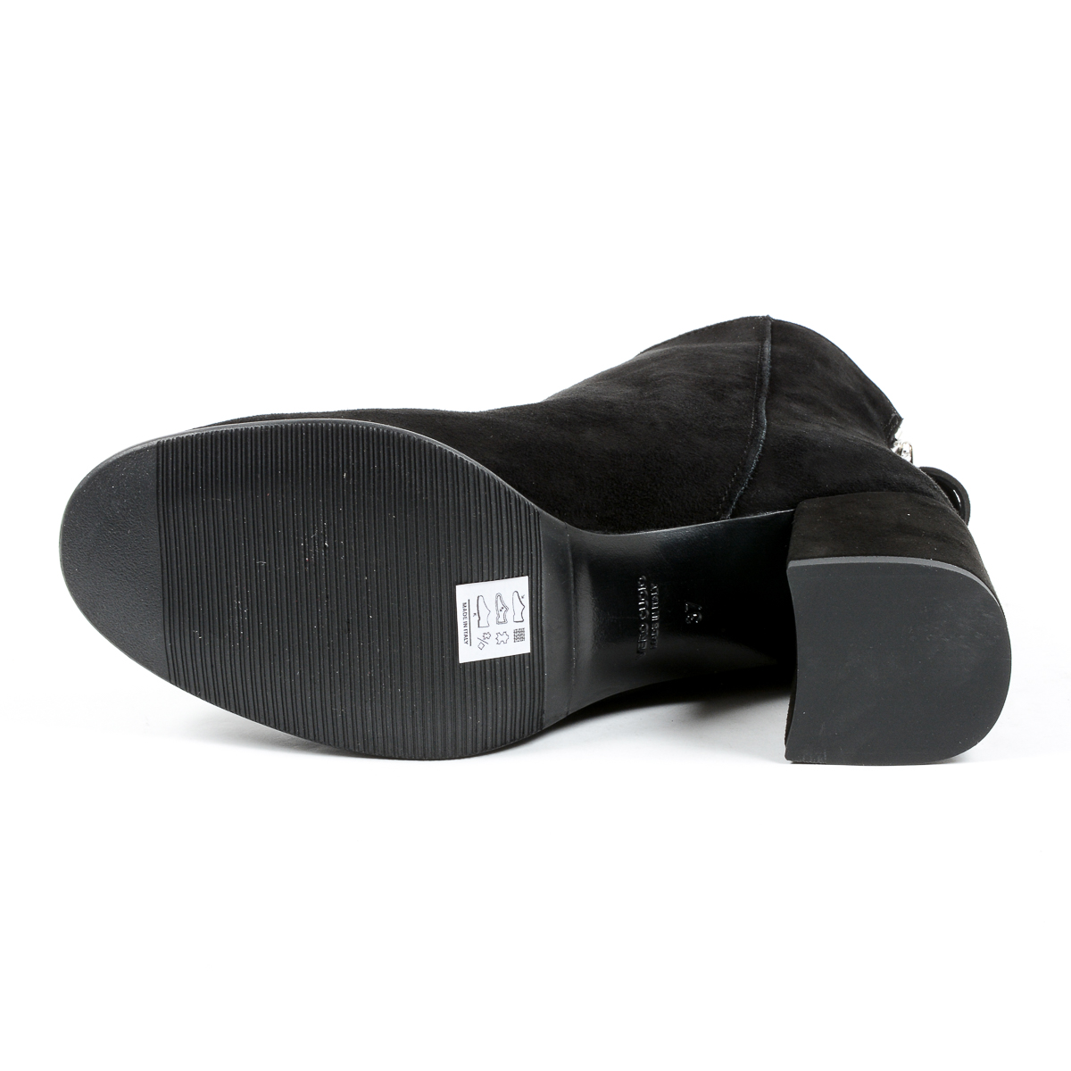 Stivaletti con tacco da donna Andrew Charles neri LINDA