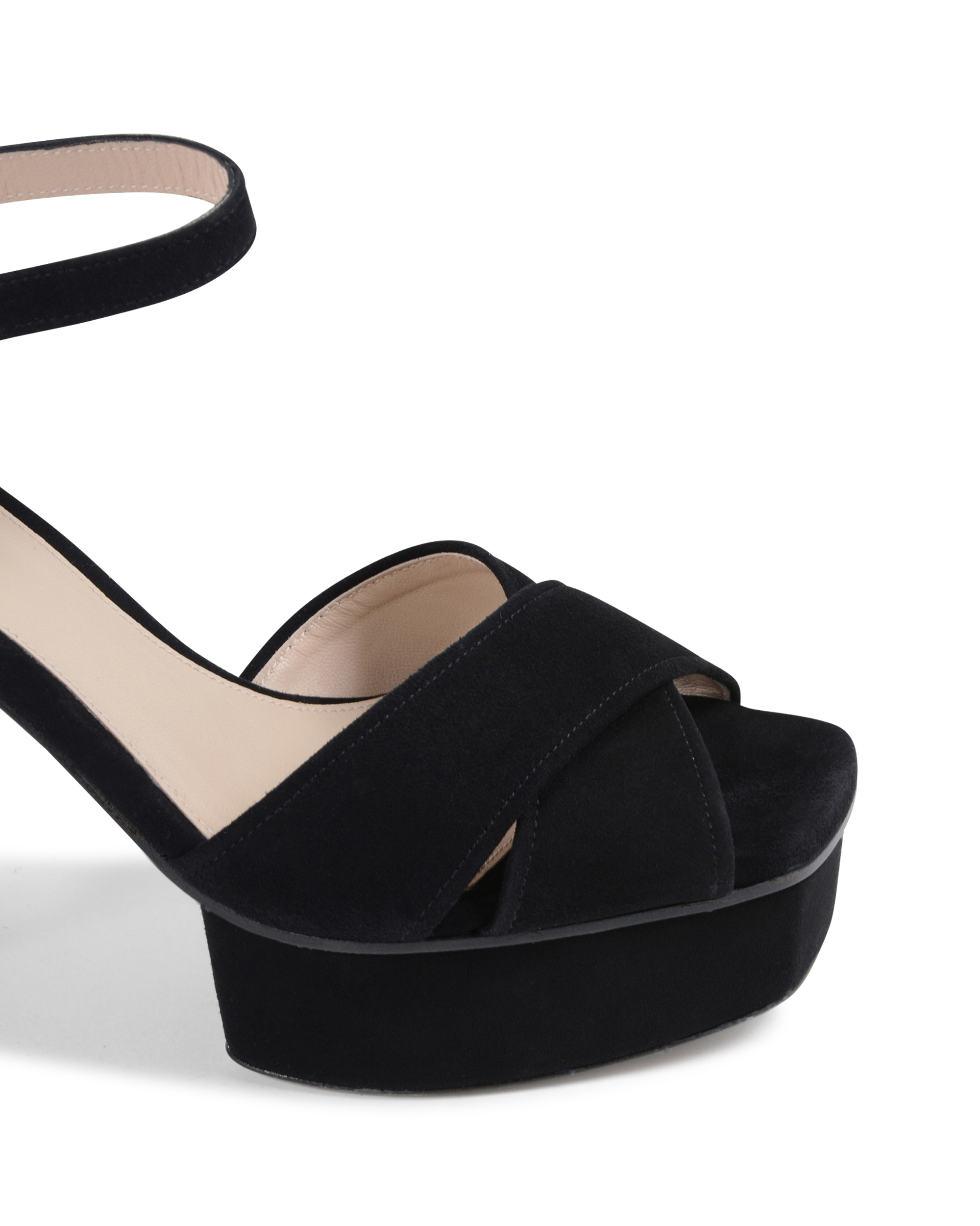 Sandalo da donna Stuart Weitzman nero EXPOSED