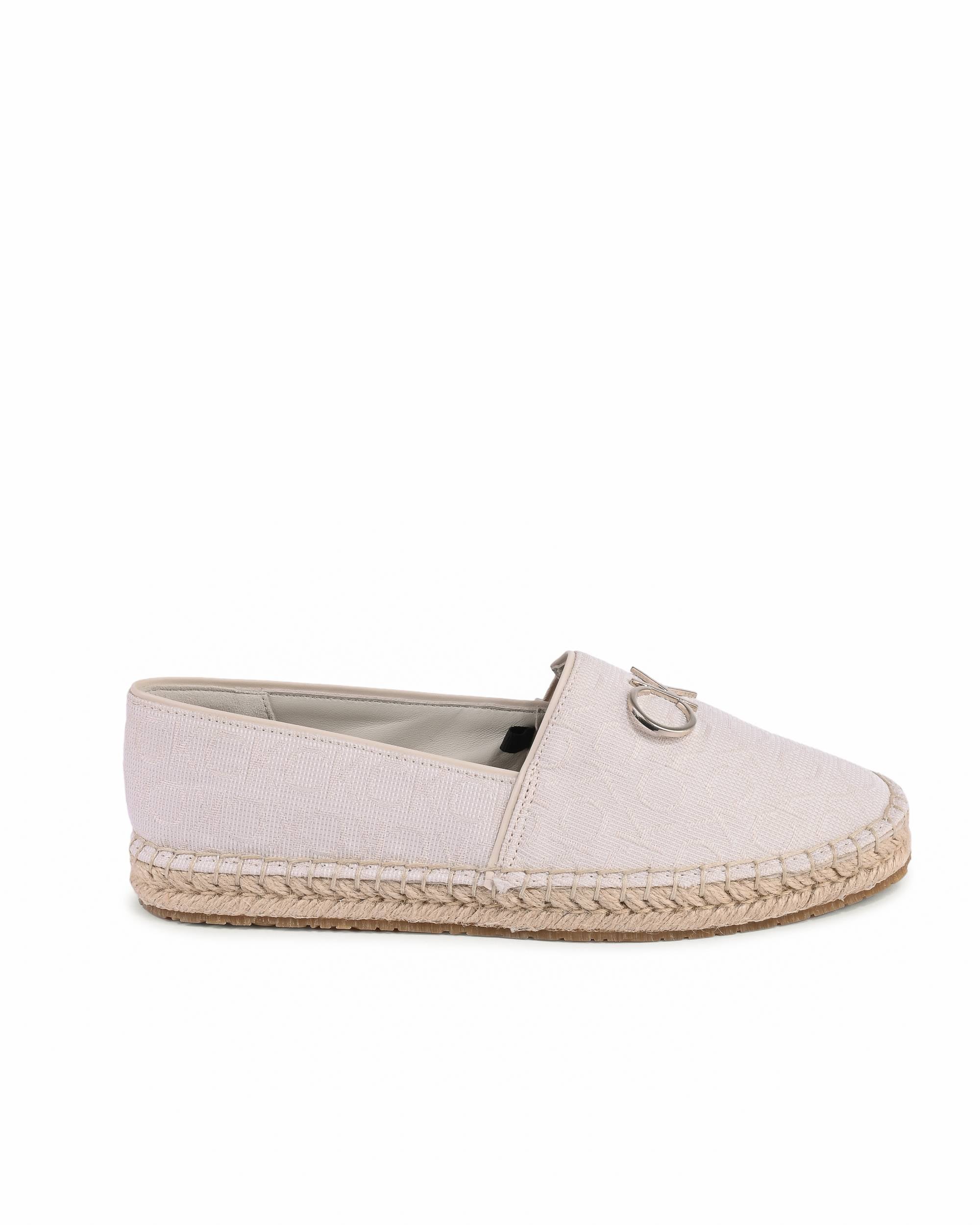 Espadrillas da donna Calvin Klein bianche HW0HW0145802R