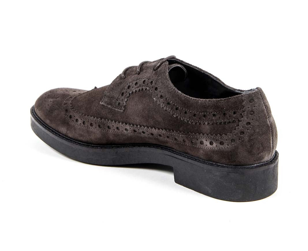 V 1969 Italia Scarpa Brogue da Donna B1670 VELOUR TAUPE
