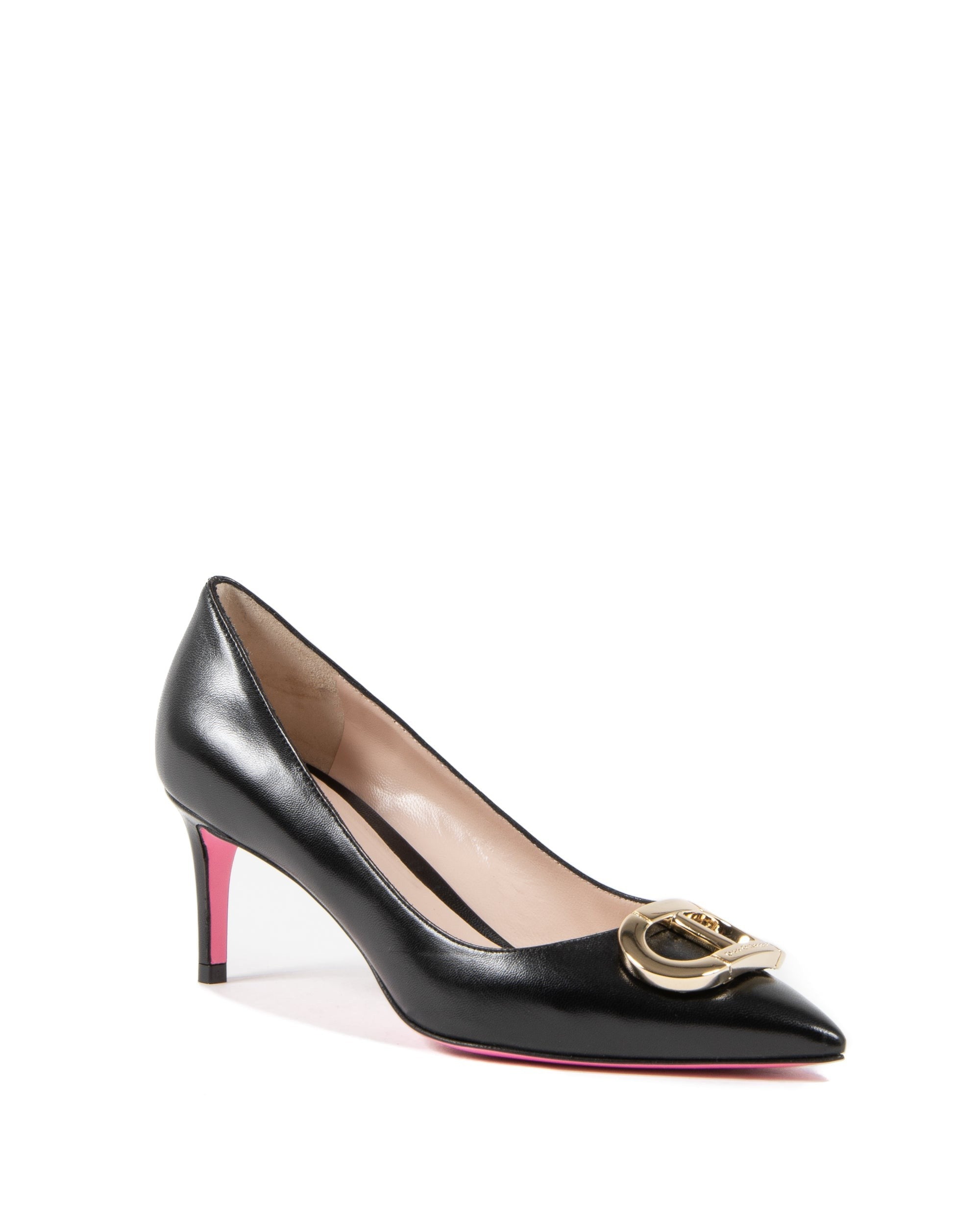 Scarpe con tacco e logo Boss Lady