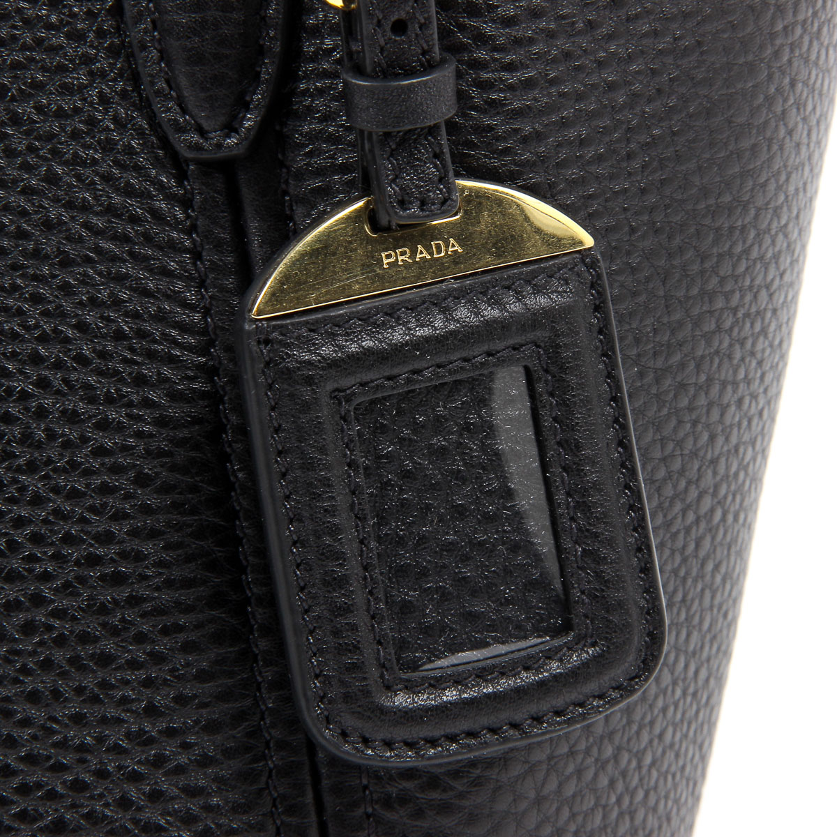 Borsa a mano Prada da donna 1BG113 UWL F0002 NERO VIT DAINO