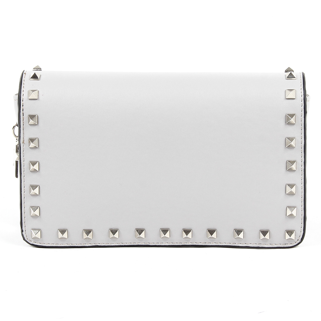 Borsa a mano da donna Andrew Charles grigio chiaro PAIGE