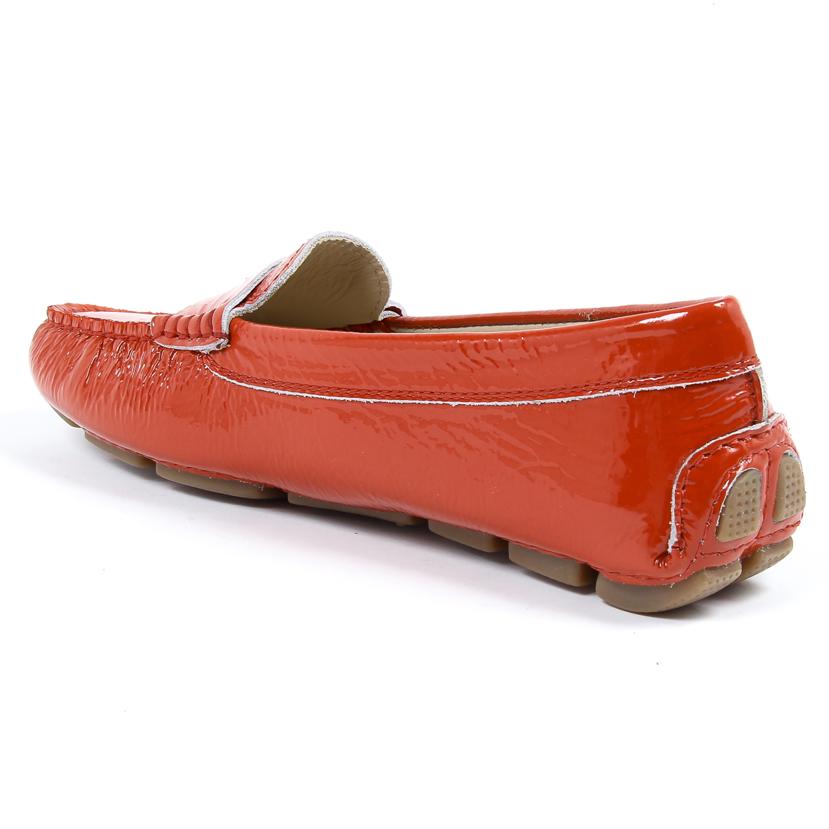 V 1969 Italia Mocassino da donna rosso AMALFI