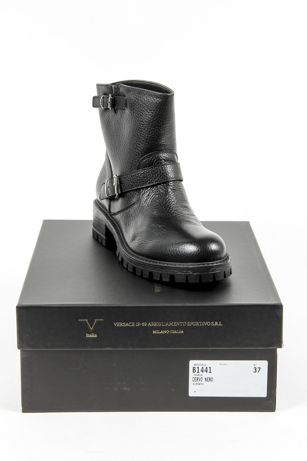 V 1969 Italia Womens Short Boot B1441 CERVO NERO