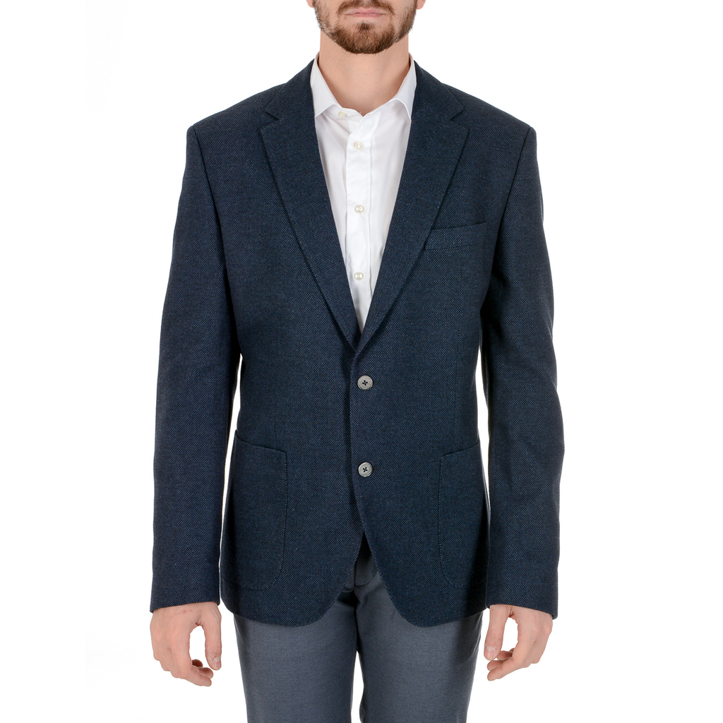 Giacca da uomo Hugo Boss a maniche lunghe blu scuro JANSON