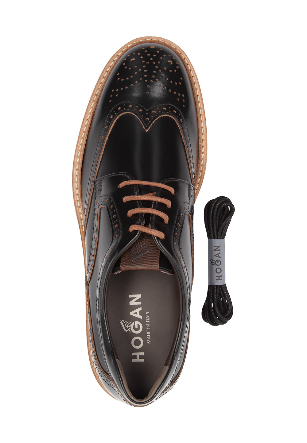 Hogan Scarpe stringate da uomo nere HXM2170Q441997FB999
