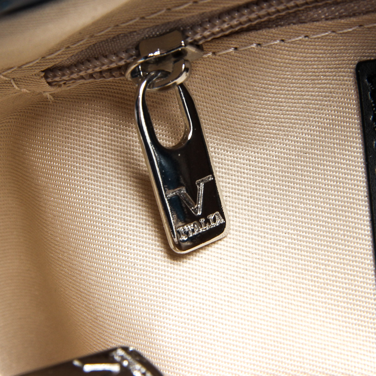 Borsa da donna V 1969 Italia V004-S RUGA PETROLIO