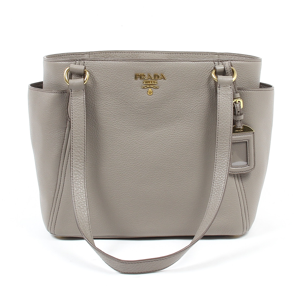 Borsa a mano Prada da donna 1BG113 UWL F0572 ARGILLA VIT DAINO