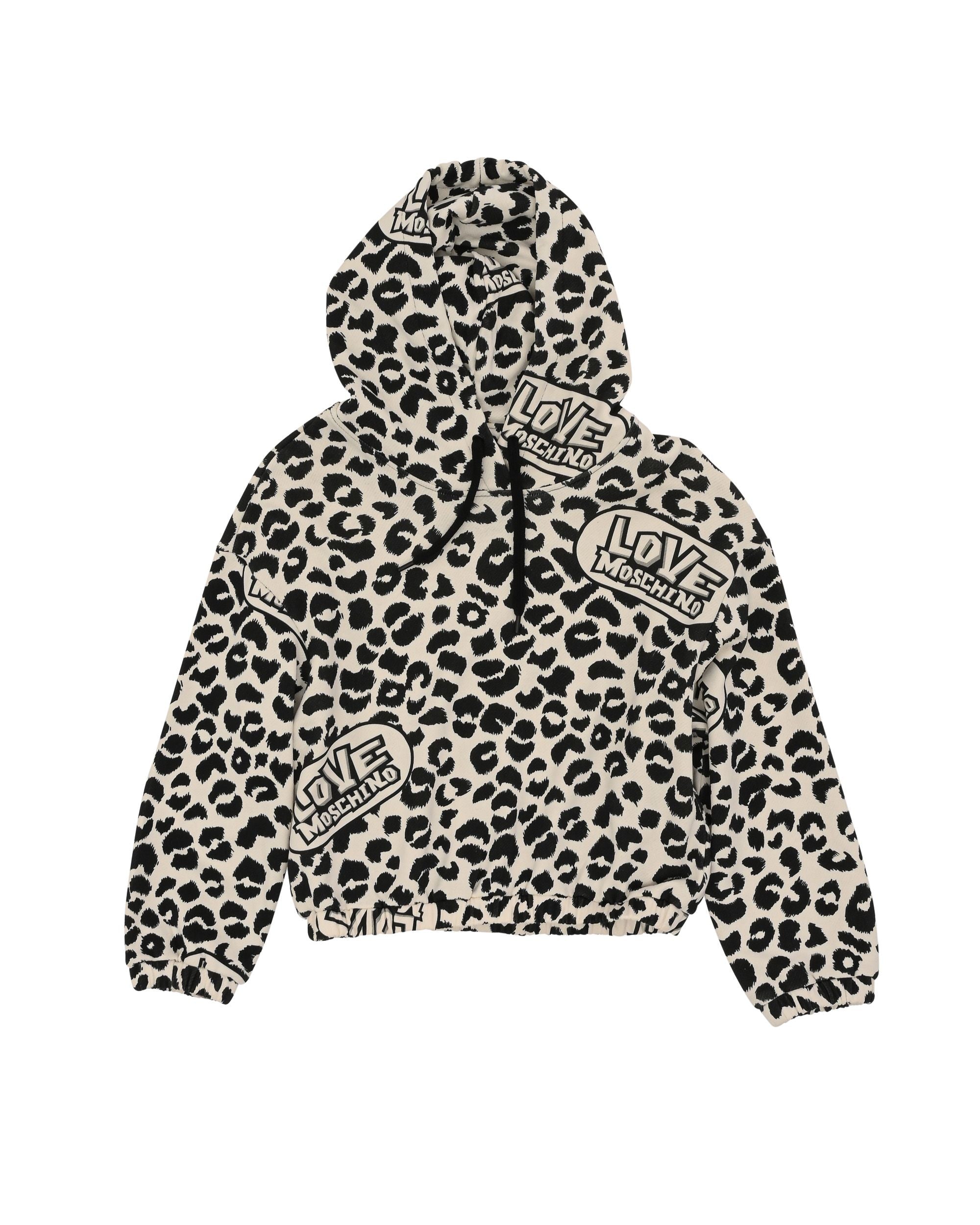 Felpa da donna Love Moschino W 6 477 00 M 4408 0010 LEOLOVE F.PANNA