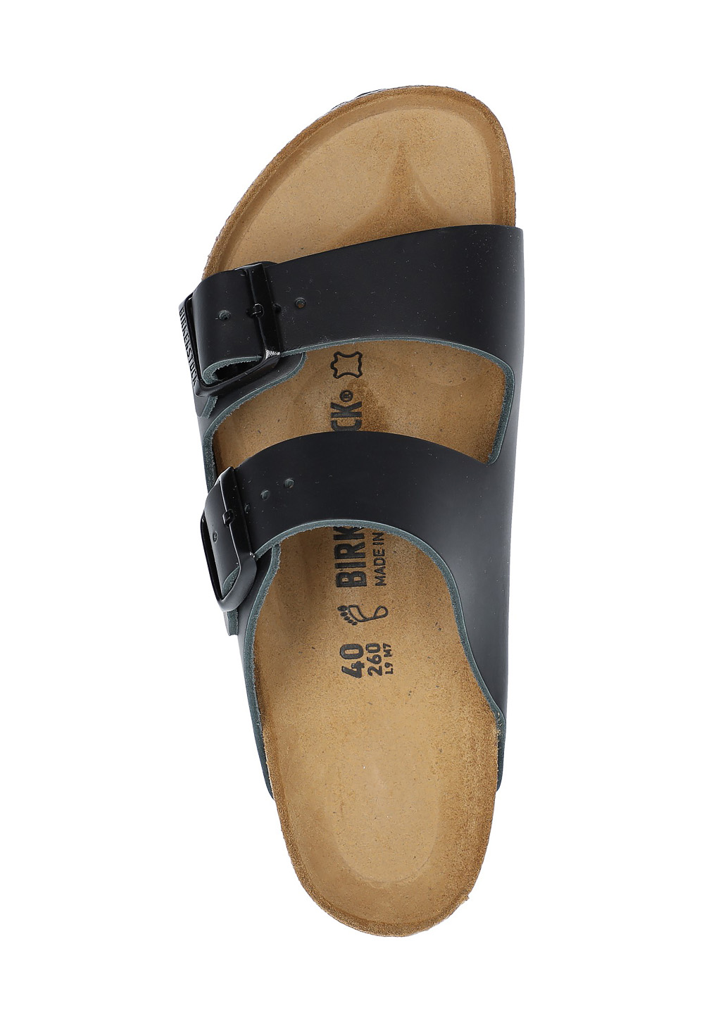 Sandalo Birkenstock Unisex Nero Arizona