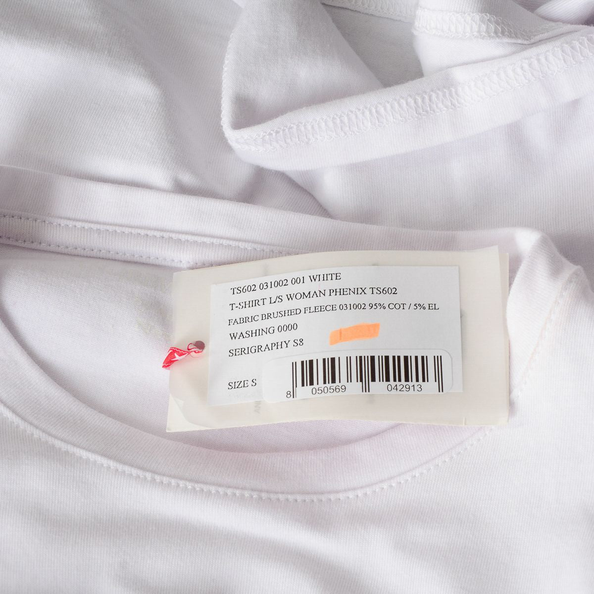 Andrew Charles By Andy Hilfiger T-shirt da donna LS TS602 031002 PHENIX WHITE S8
