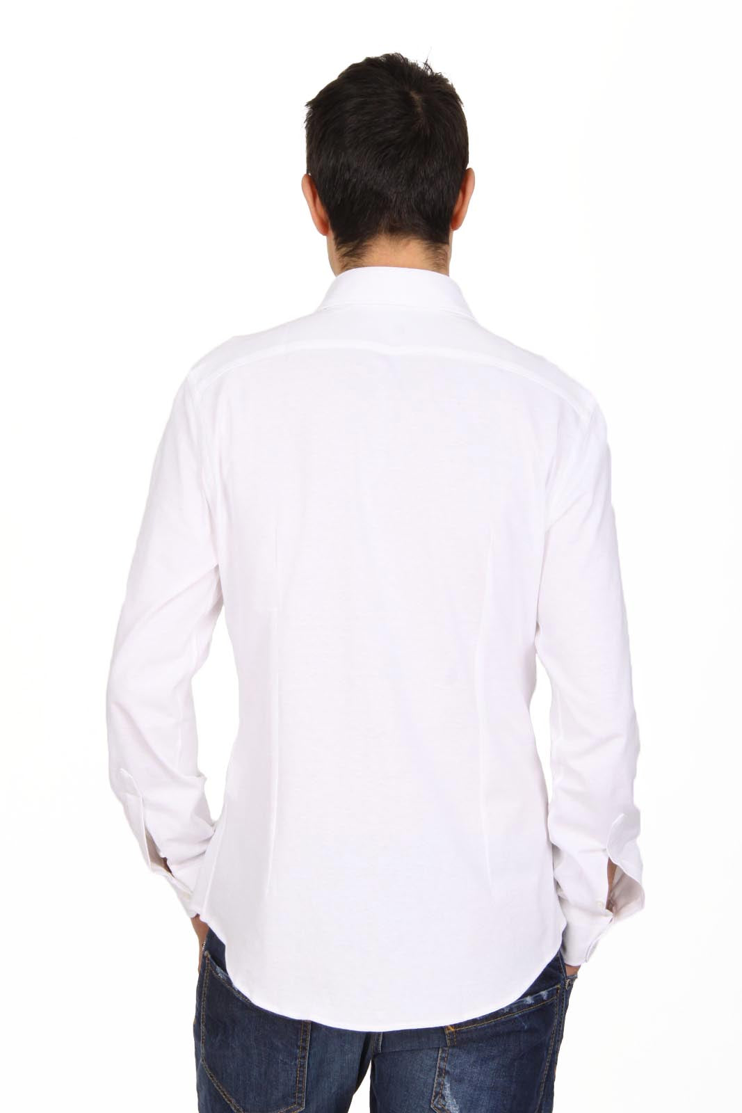 V 1969 Italia maglia manica lunga da uomo Paris Jersey Bianco