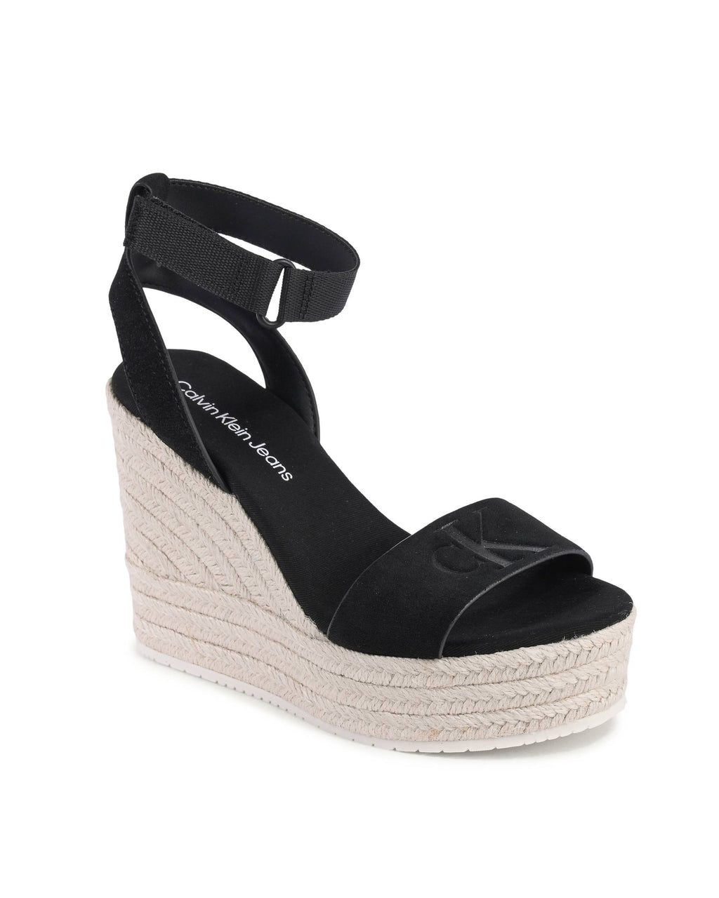 Calvin Klein Zeppa da donna nera YW0YW01026BEH
