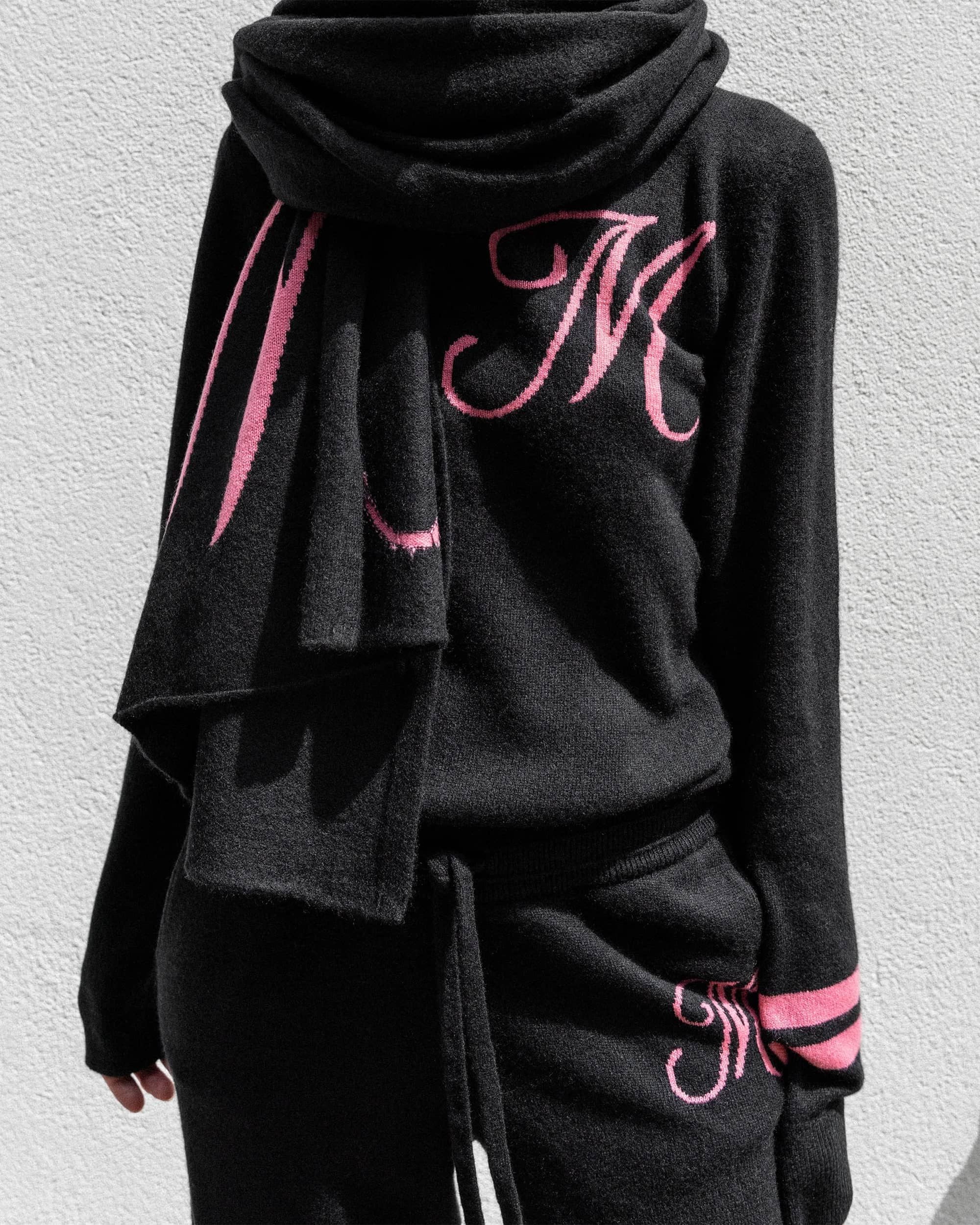 Maglione girocollo in cashmere - Nero
