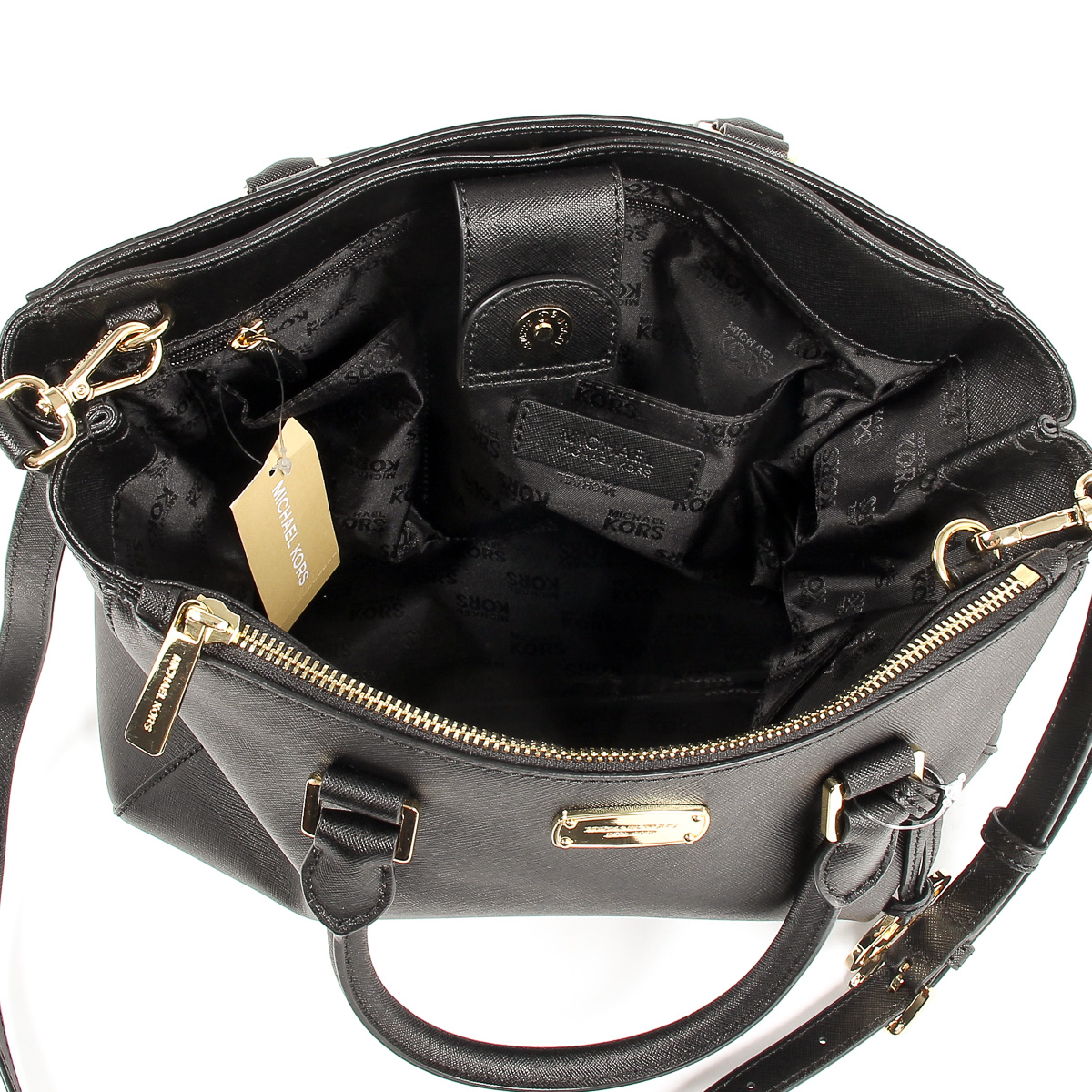 Borsa a mano da donna Michael Kors KELLEN 35S6GS0T2L NERA