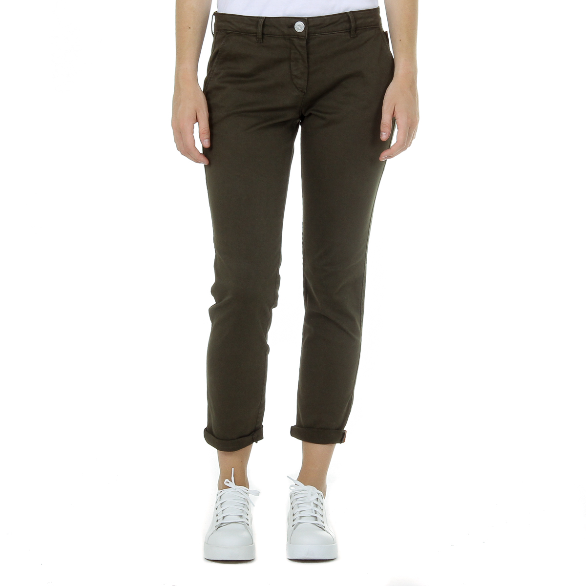 Pantaloni da donna Andrew Charles verdi PENDA