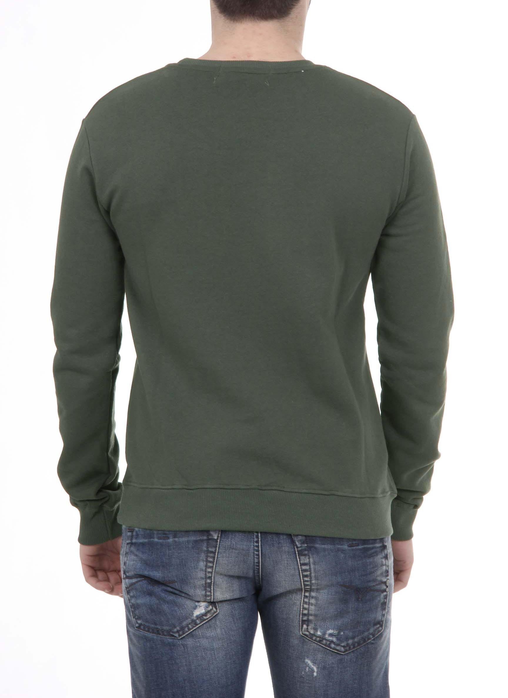 V 1969 Italia Maglione Uomo ART. 4469 VERDE MILITARE