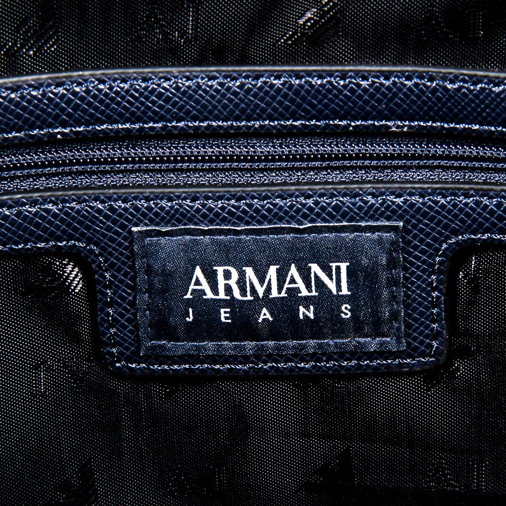 Borsa a mano da donna Armani Jeans blu scuro 922166 7P756 31835