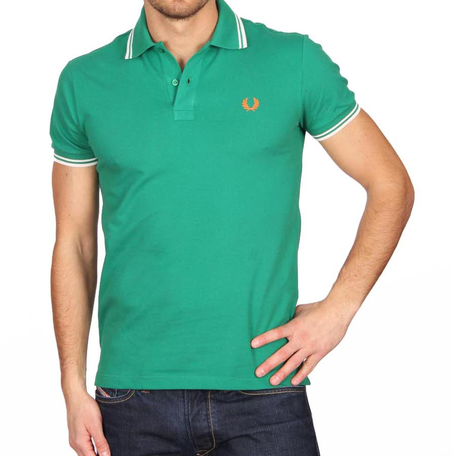 Polo da uomo Fred Perry verde 30162009 3094