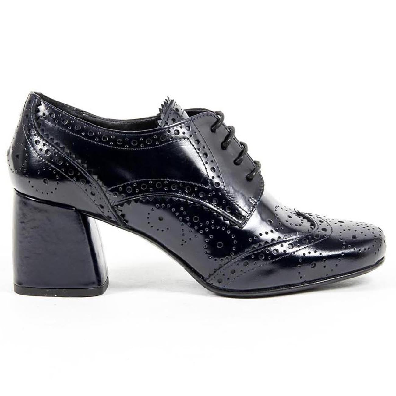 V 1969 Italia Scarpa brogue con tacco da donna B2460 AMALFI MORBIDO RIVER