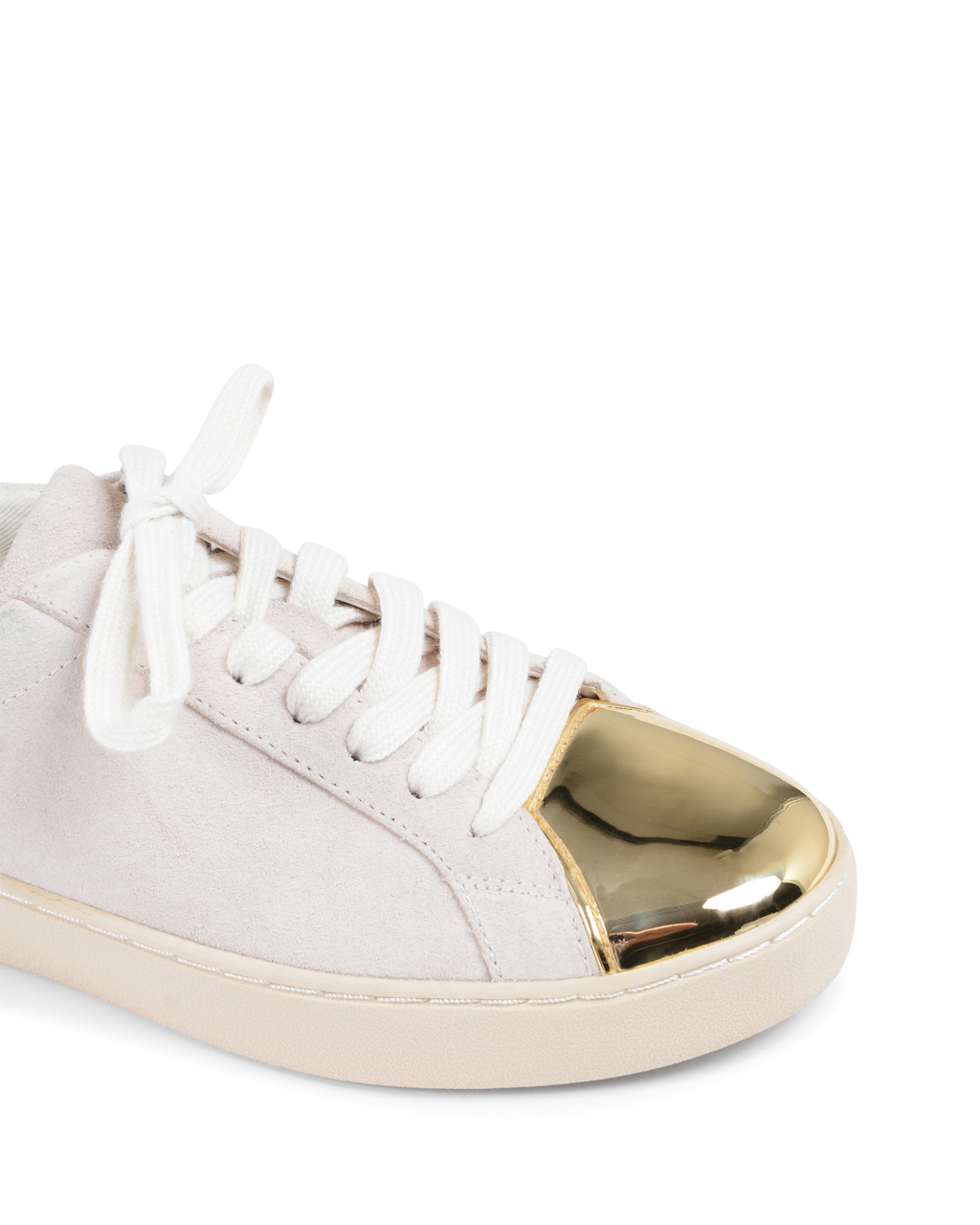 Michael Kors Sneaker da donna in oro bianco FRANKIE