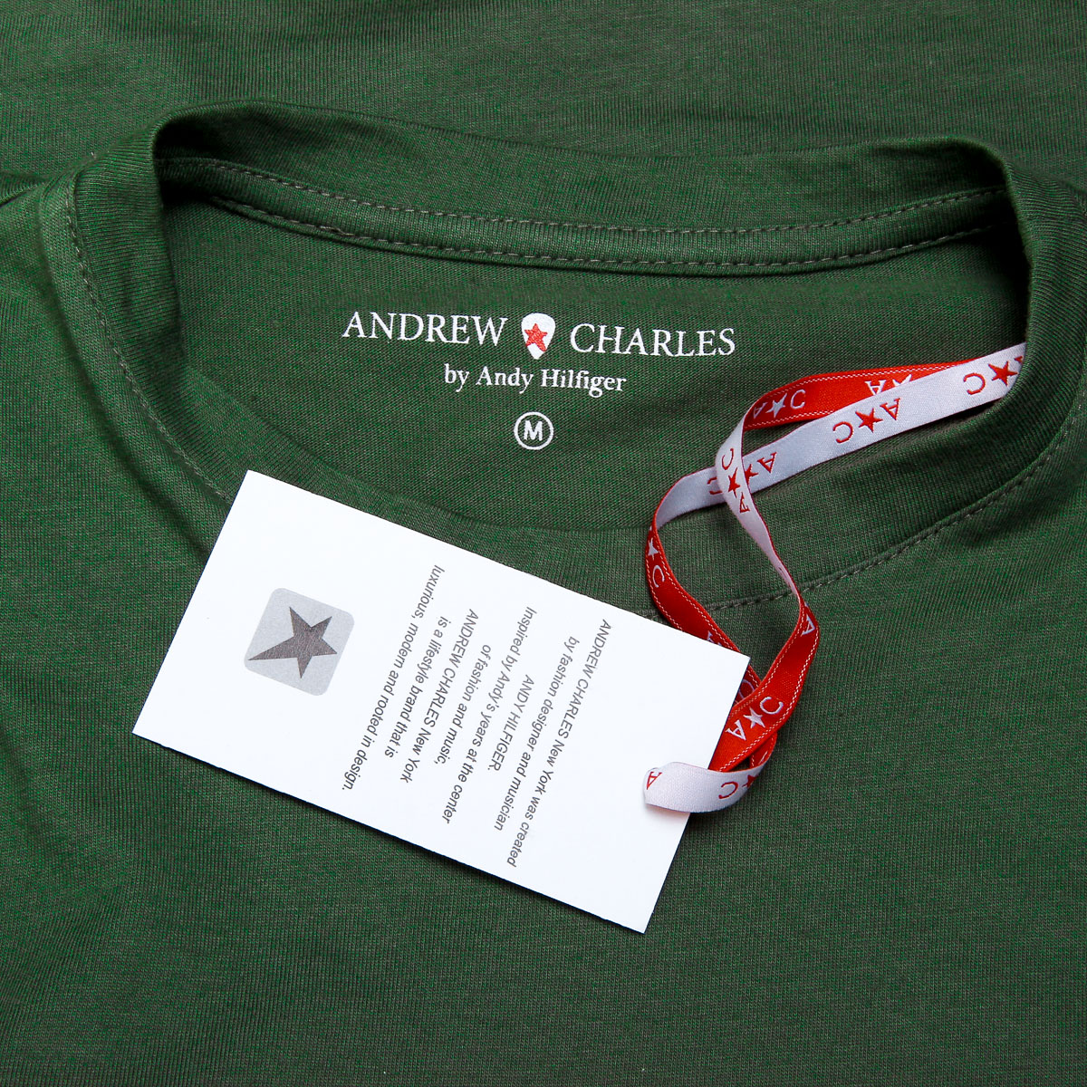 Andrew Charles T-shirt da donna a maniche corte con scollo rotondo verde TARANA