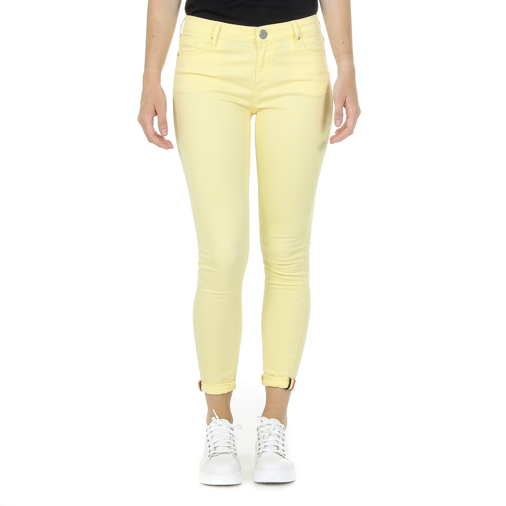 Pantaloni da donna Andrew Charles gialli CLAIRE