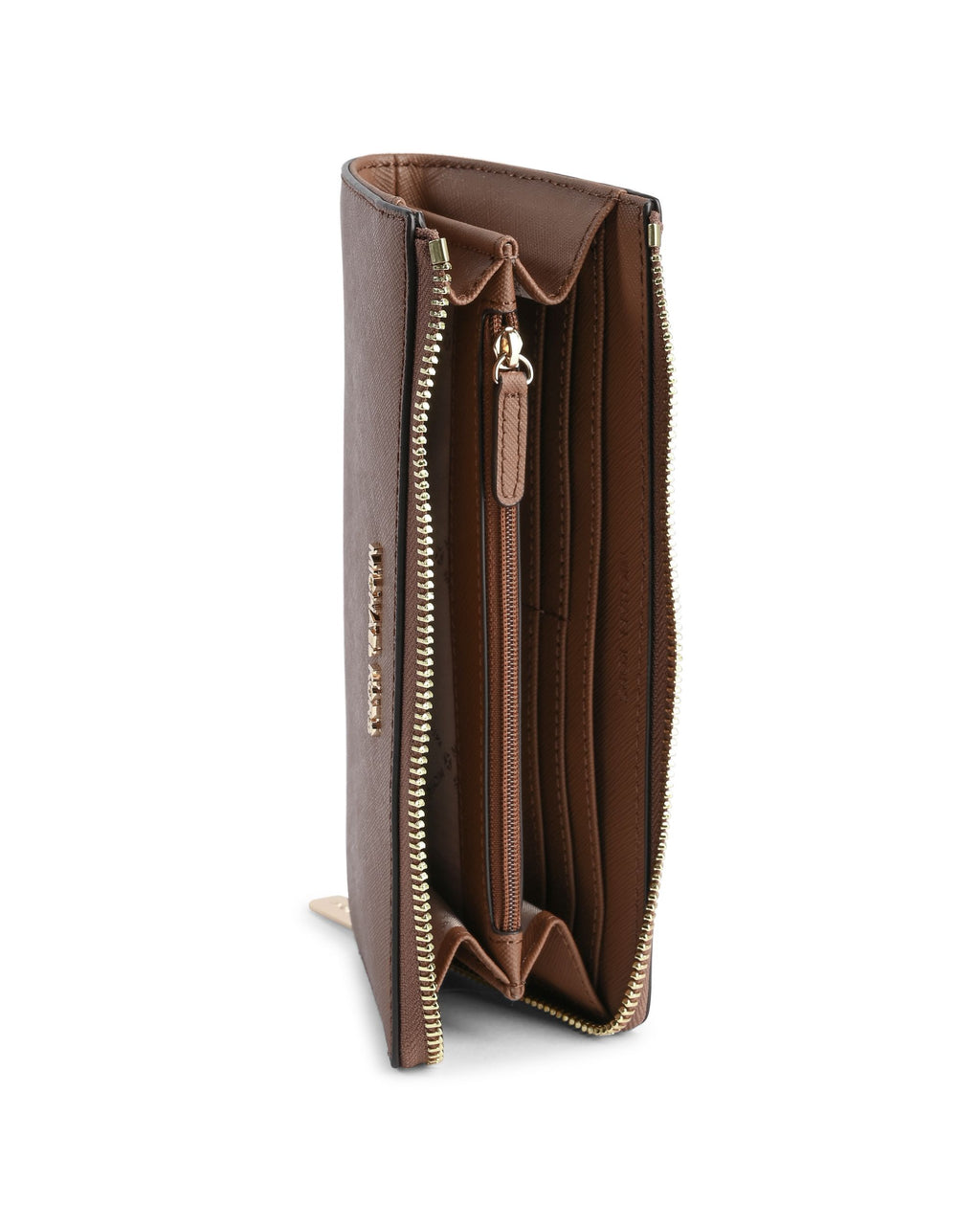 Portafoglio grande con cerniera a tre quarti Michael Kors 35T6GTVE3L LUGGAGE
