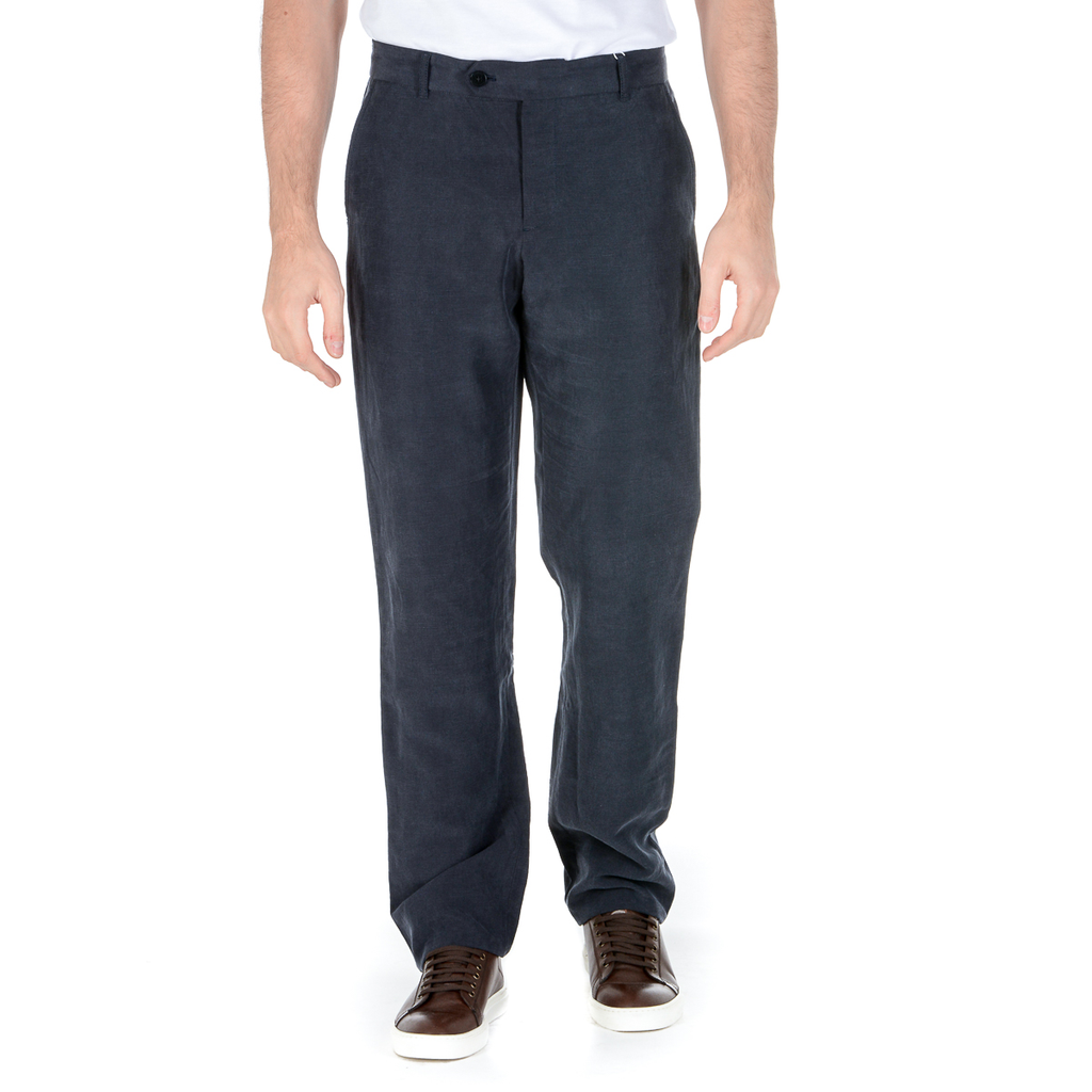 Pantaloni Armani Collezioni Uomo Blu Scuro