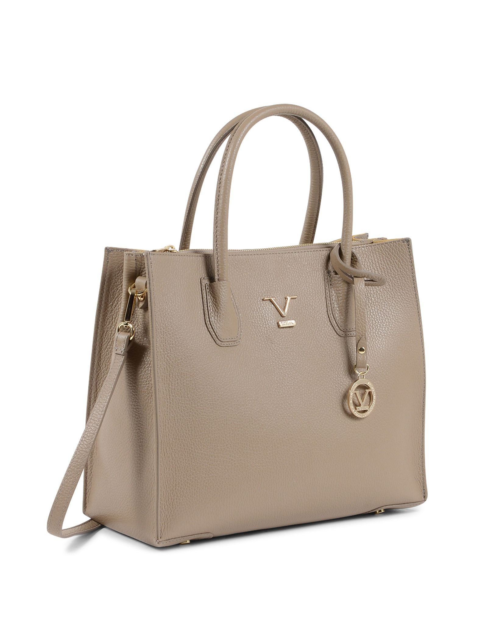 V Italia Borsa a tracolla da donna Taupe BE10275 52 DOLLARO TAUPE