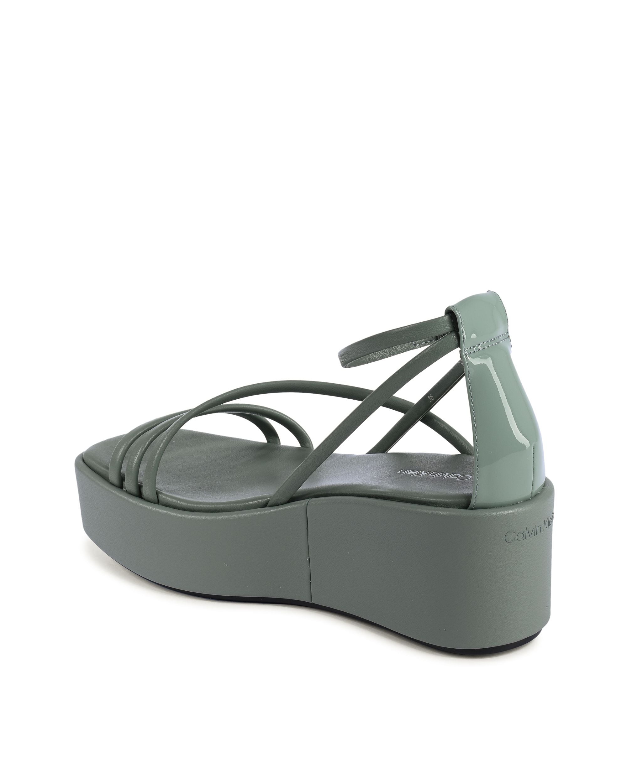 Calvin Klein Zeppa da donna verde HW0HW01949MSW
