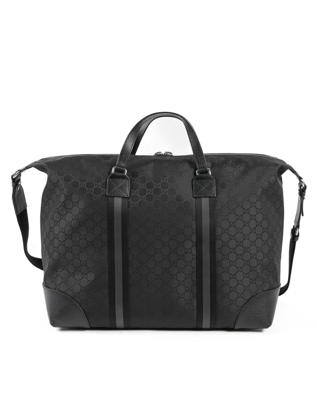 Borsa da viaggio in nylon con stampa GG Gucci 449180 G1XXN 8615