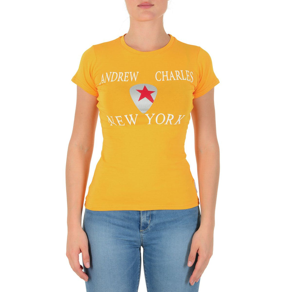 Andrew Charles By Andy Hilfiger T-shirt da donna TS501 03 1002 TARANA YELLOW S8