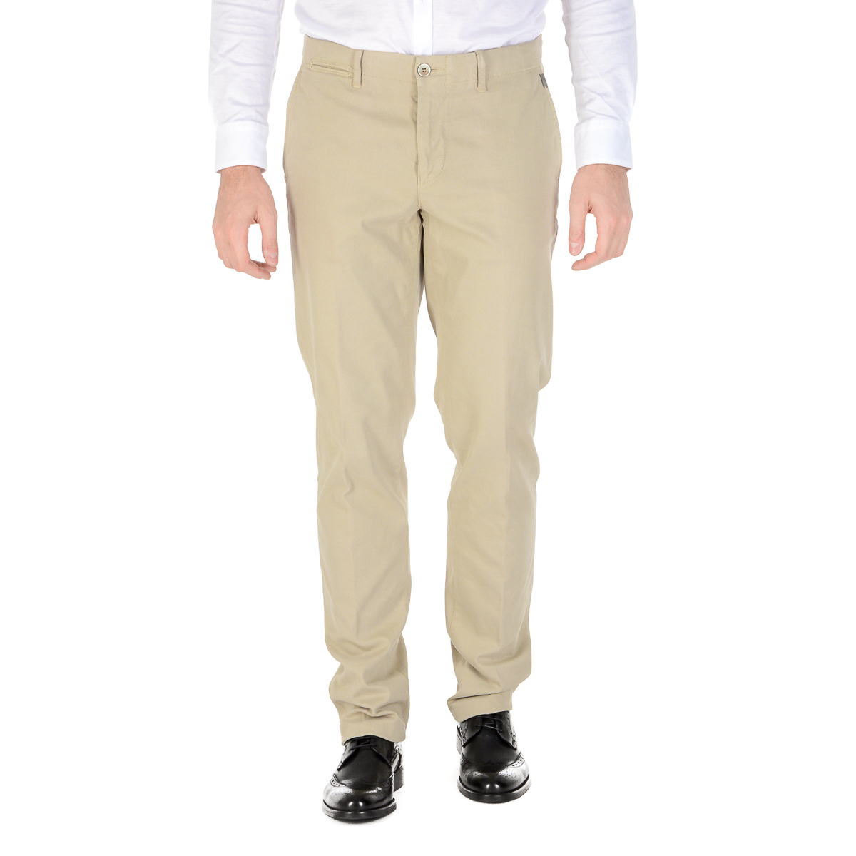 Corneliani Pantaloni Uomo Beige