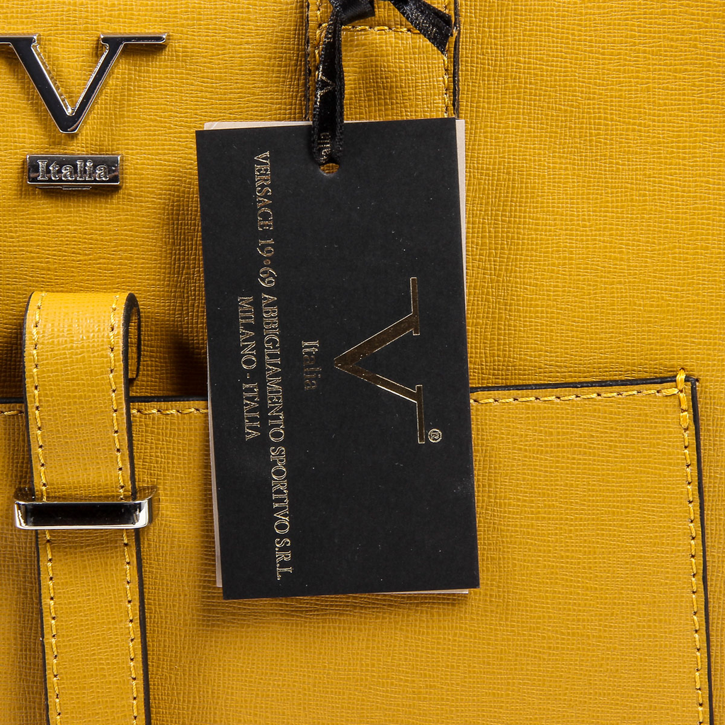 V 1969 Italia Borsa da donna V006-S SAFFIANO SENAPE