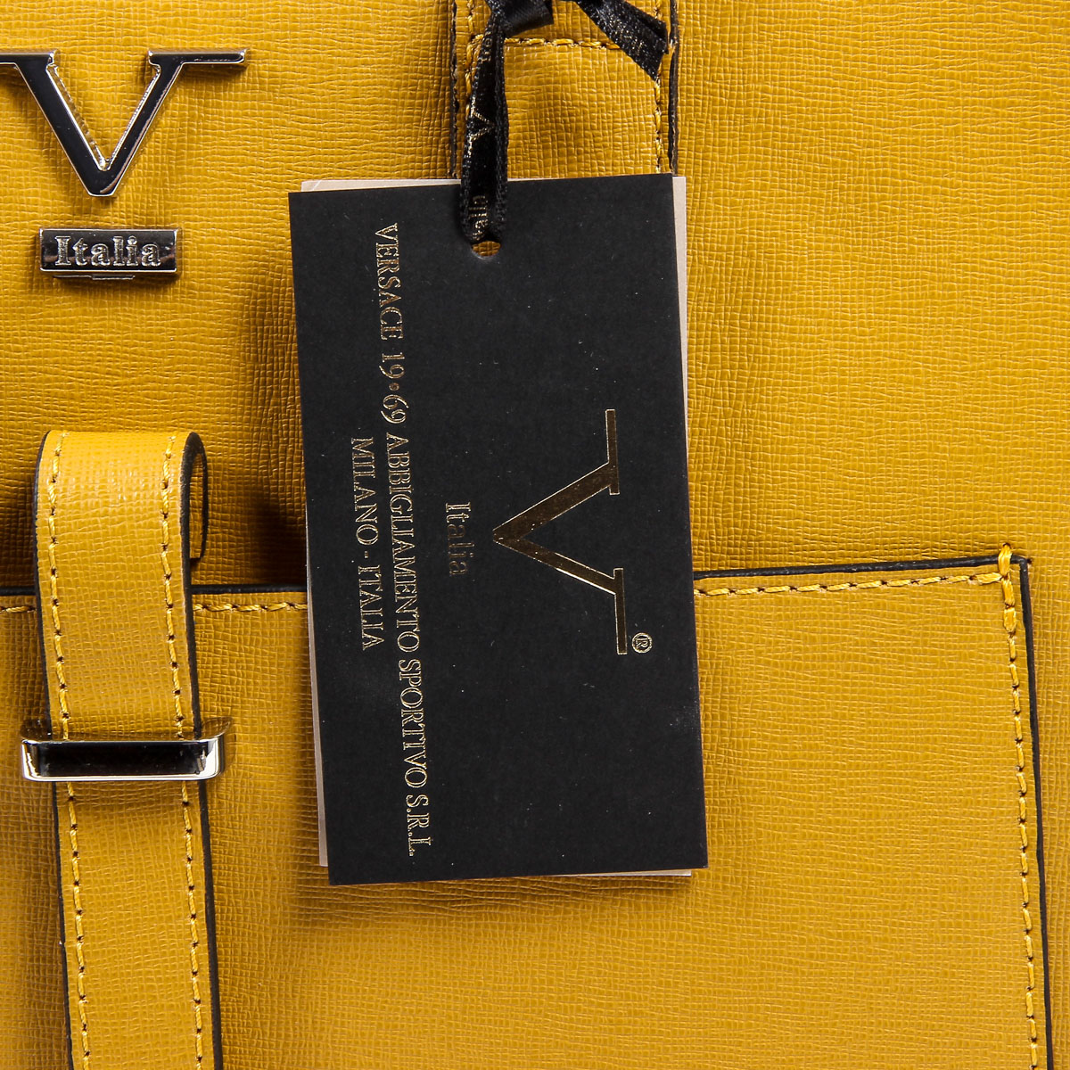 V 1969 Italia Borsa da donna V006-S SAFFIANO SENAPE
