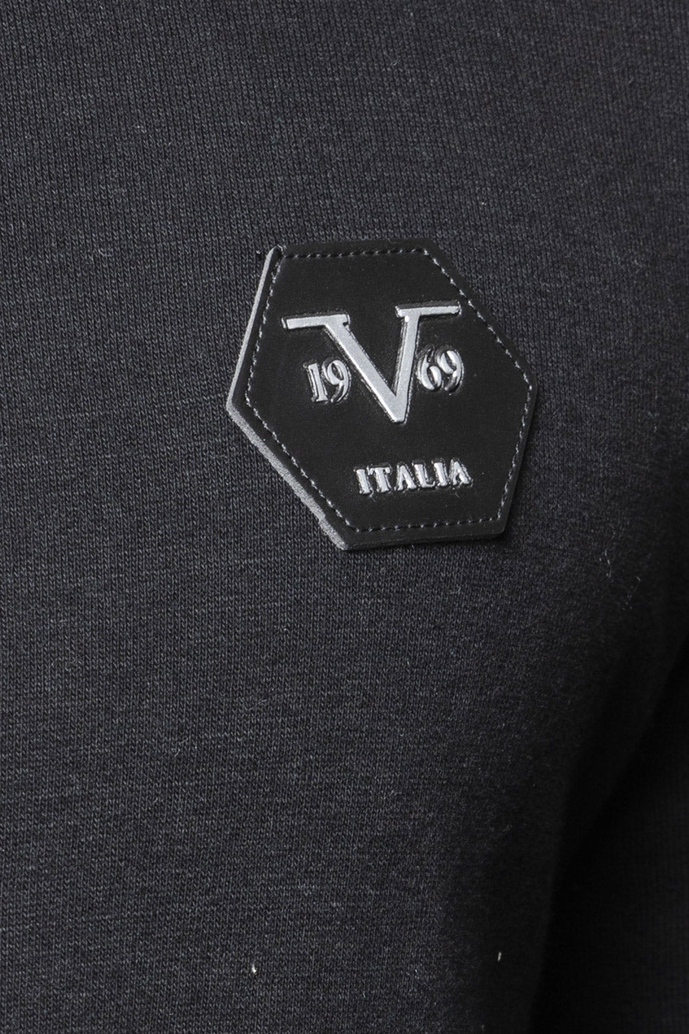 19V69 Italia Maglione Uomo Nero MORRIS BLACK