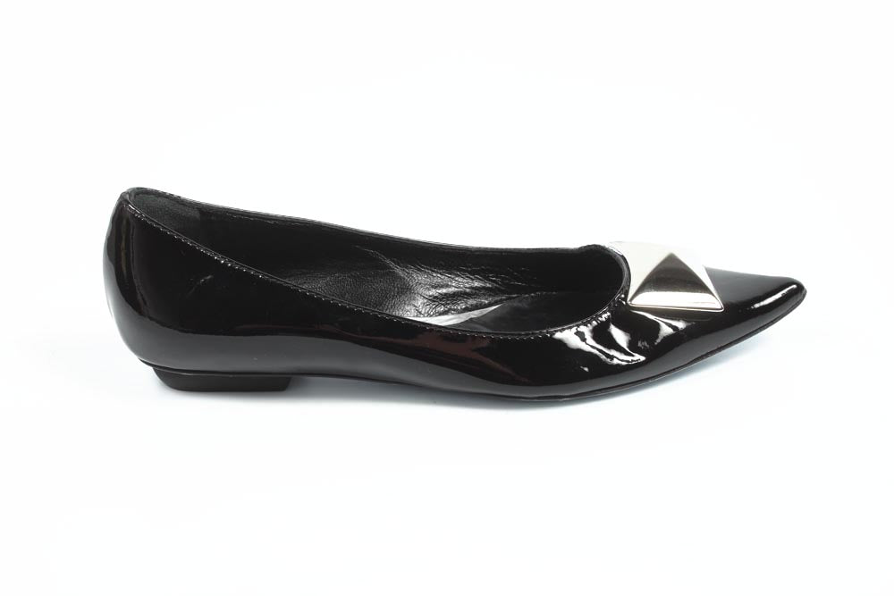 Ballerina da donna Sebastian Milano S2914M VERNICE NERA+NIKEL