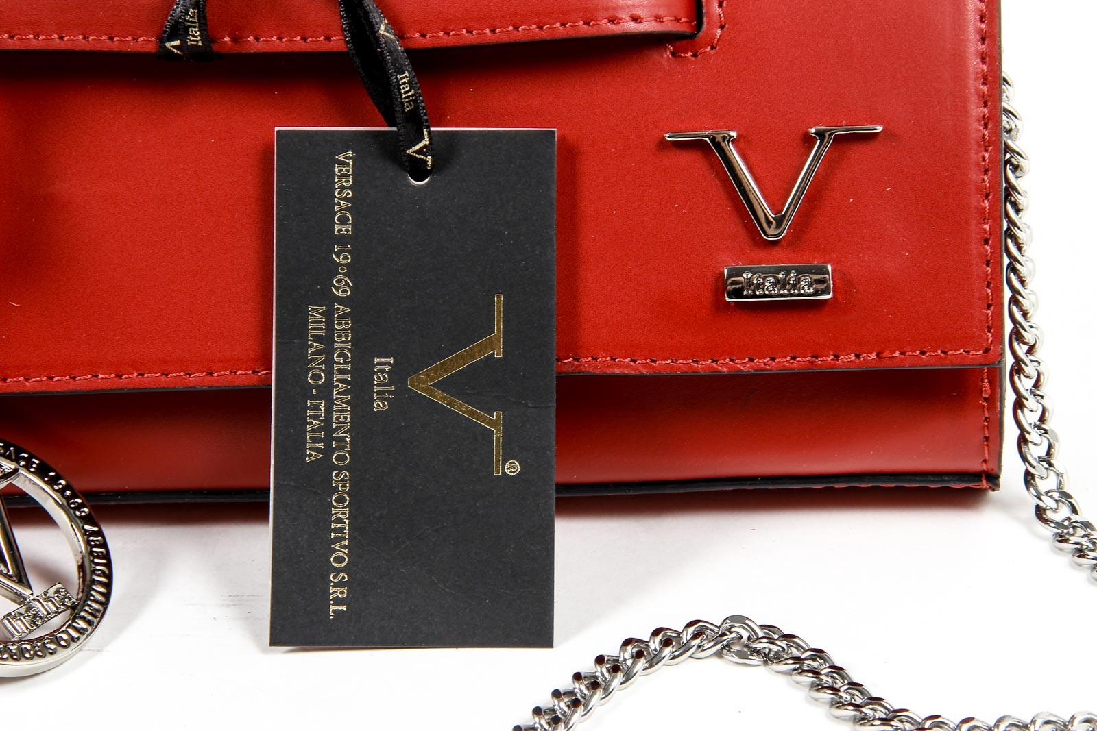 V 1969 Italia Womens Handbag V015-S RUGA ROSSO