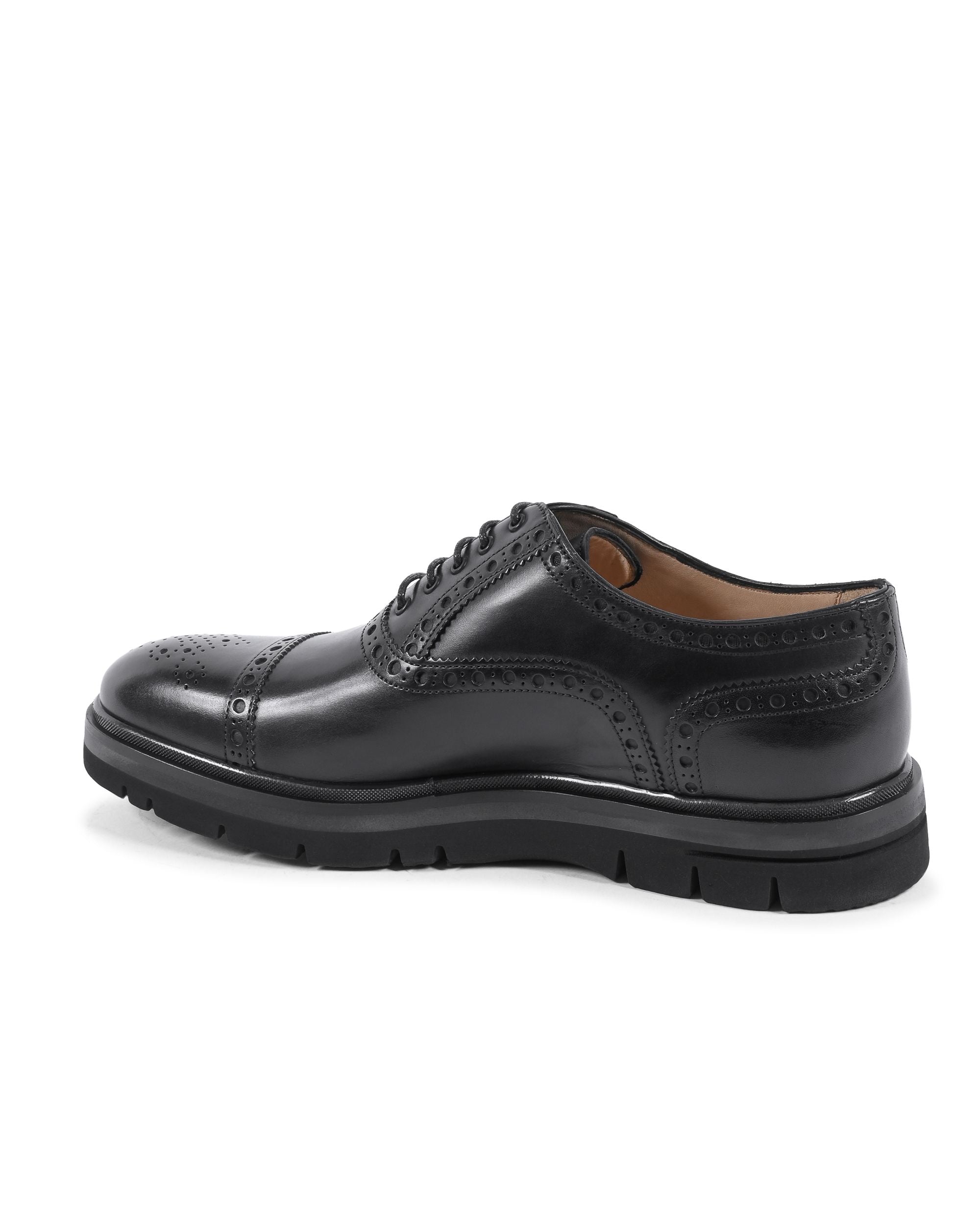 Scarpe brogue da uomo Dee Ocleppo EB132 VITELLO NERO