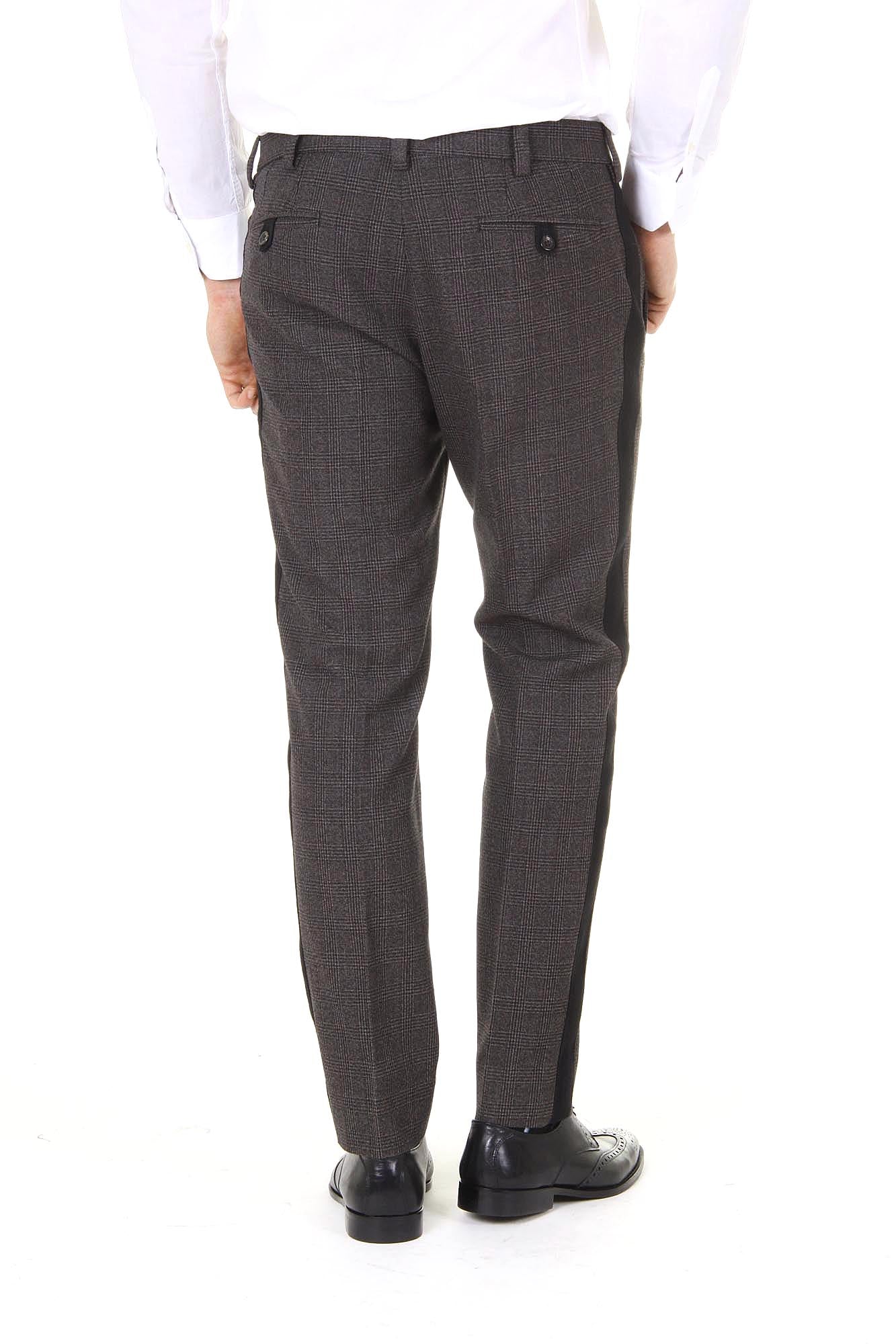 Pantaloni da uomo Dolce & Gabbana Lambretta lana vergine G4M6AX FQ3DX S8102