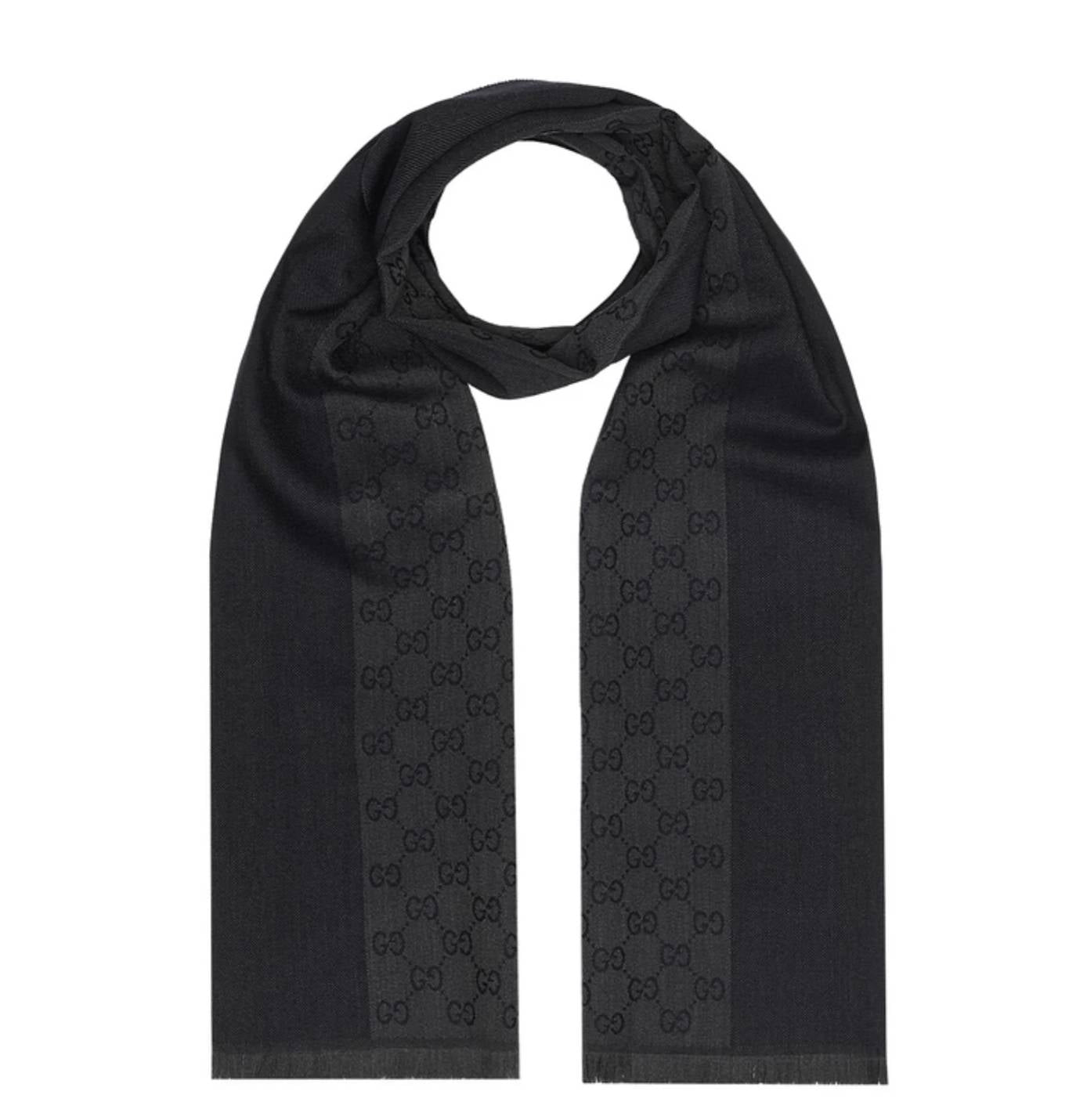 Gucci sciarpa uomo 40x180 blu