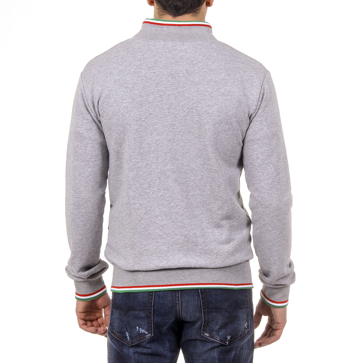 V 1969 Italia Maglione Uomo ART. 4470 GRIGIO CHIARO
