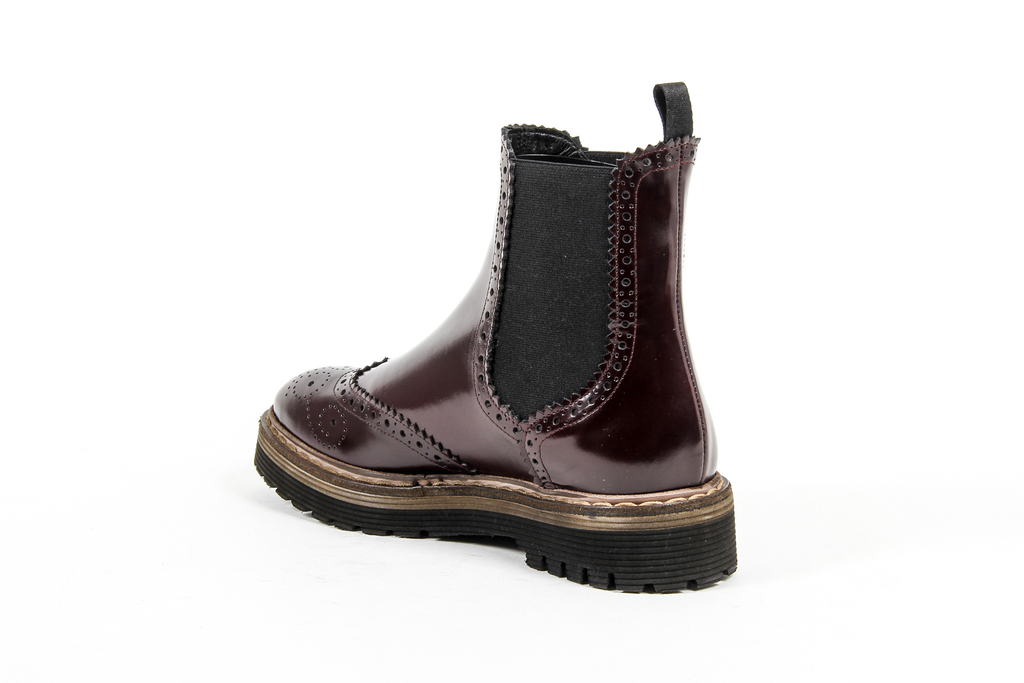 V 1969 Italia Stivaletto Donna Bordeaux FAIRY