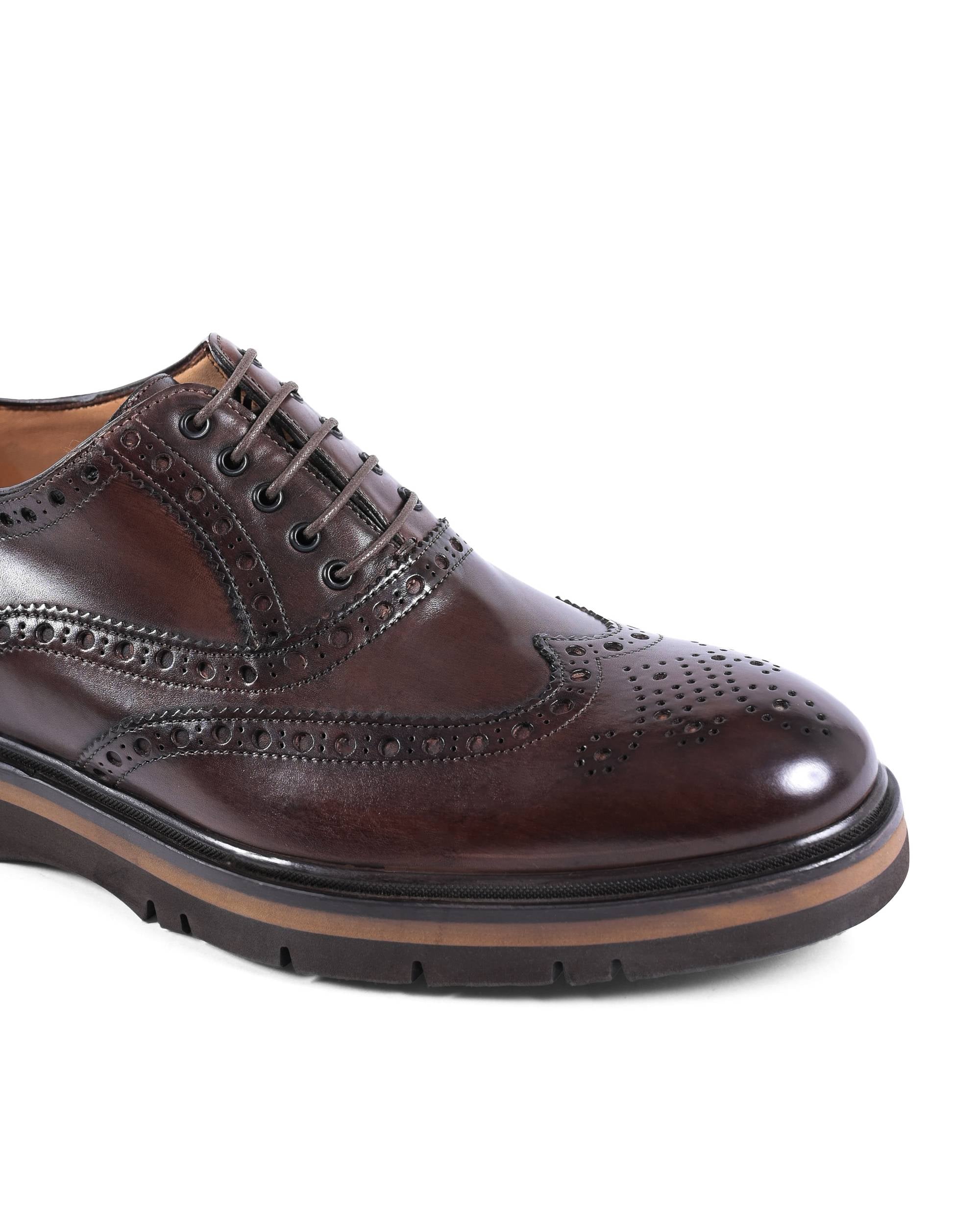 Scarpe brogue da uomo Dee Ocleppo EB129 VITELLO CACAO