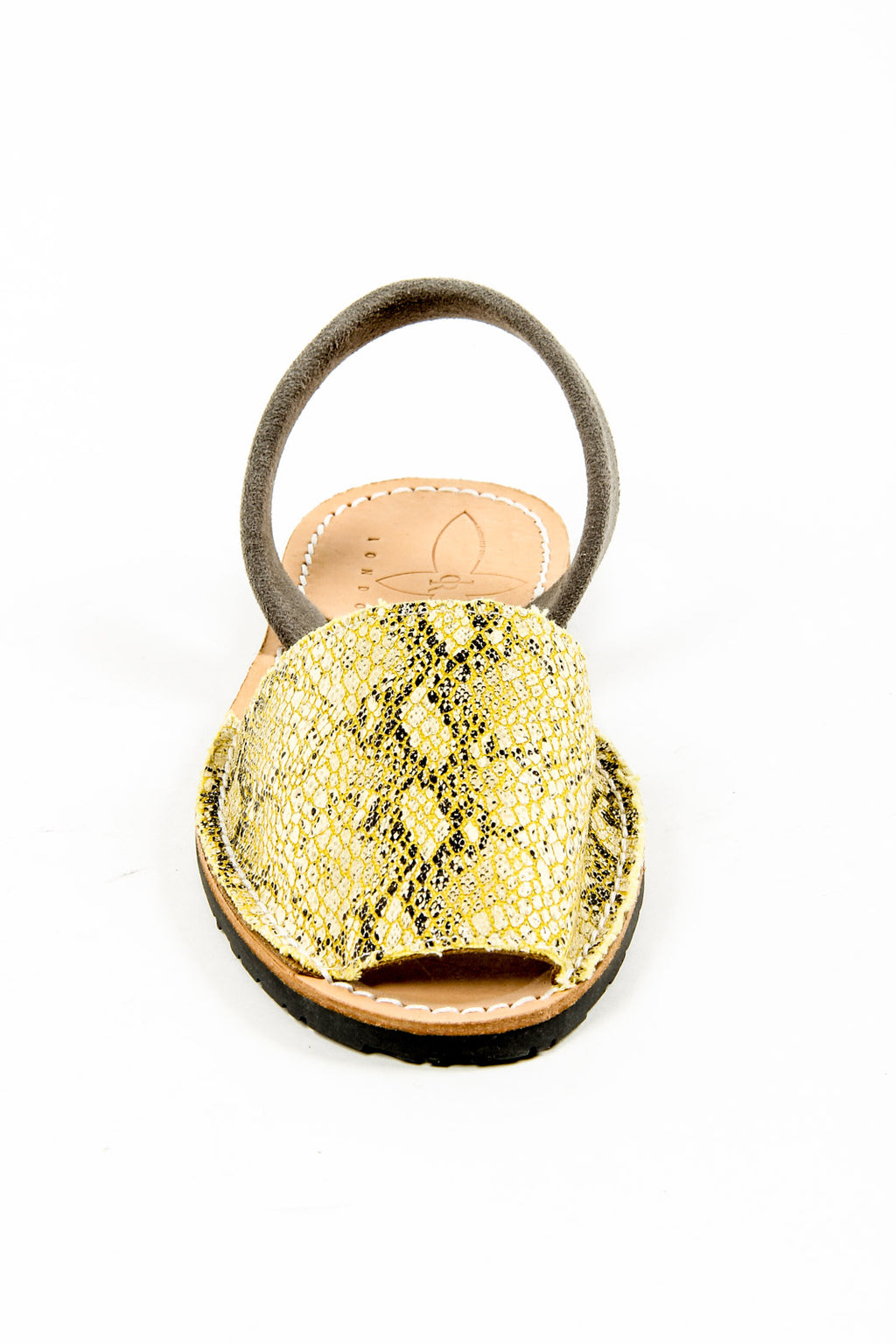 Del Rio London Sandalo basso da donna in cotone effetto serpente 14SS10902
