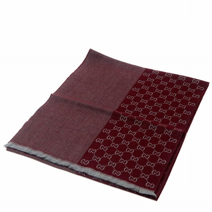 Gucci sciarpa uomo 40x180 bordeaux
